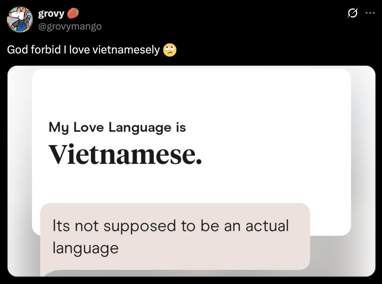 Can't find love without an open mind.